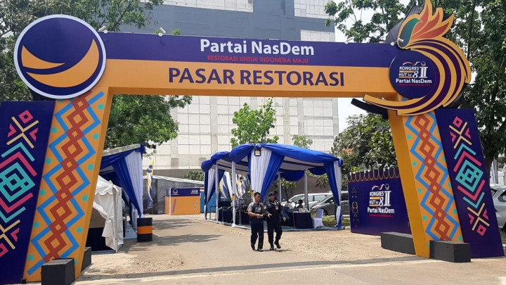 Bazar Seni  Meriahkan Kongres II NasDem