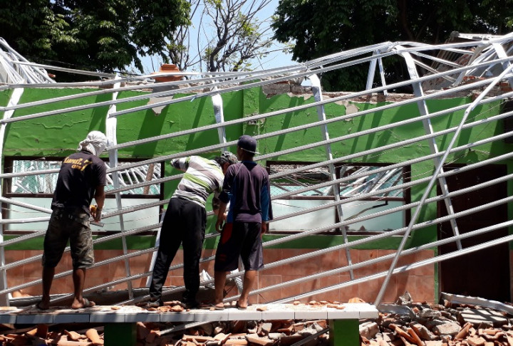 Pembangunan SDN Gentong Diyakini Ada Kejanggalan