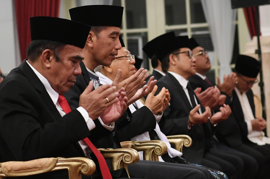 Jokowi-Ma'ruf Peringati Maulid Nabi Muhammad di Istana