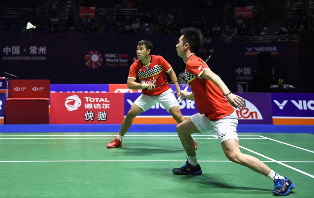 Marcus Fernaldi Gideon/Kevin Sanjaya Sukamuljo (Foto: AFP)
