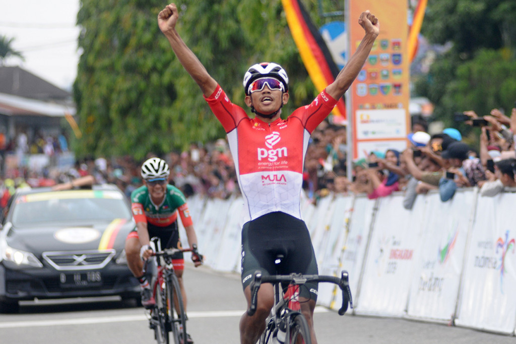 Novardianto Jamalidin Tercepat di Etape VIII TdS 2019
