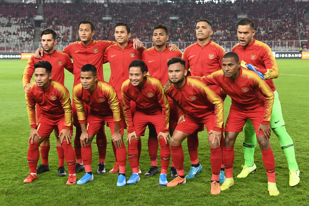 Tim Nasional senior Indonesia (Antara/ M. Risyal Hidayat)
