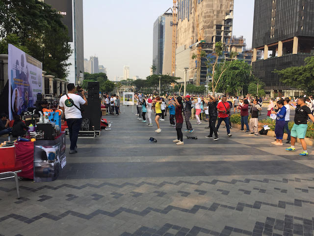 Membungkus Sosialisasi Rekutmen CPNS Lewat Zumba