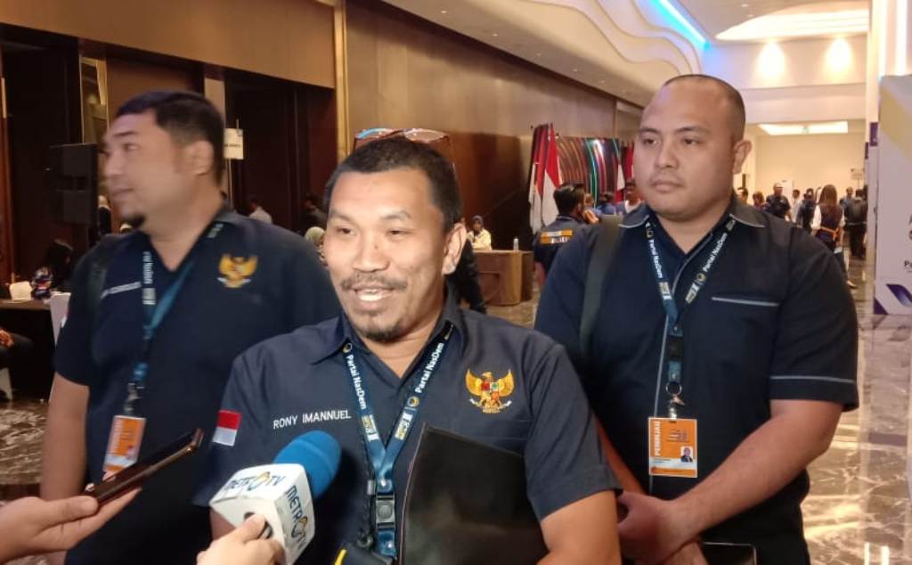 Ketua Garda Dewan Perwakilan Wilayah (DPW) Sukawati Utara Rony Imanuel. Foto: Medcom.id/ Candra Yuri Nuralam.