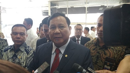 Menteri Pertahanan Prabowo Subianto. Foto: Nur Azizah/Medcom.id
