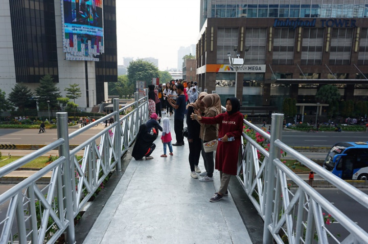 JPO di Sudirman Bakal Dipasang Elevator