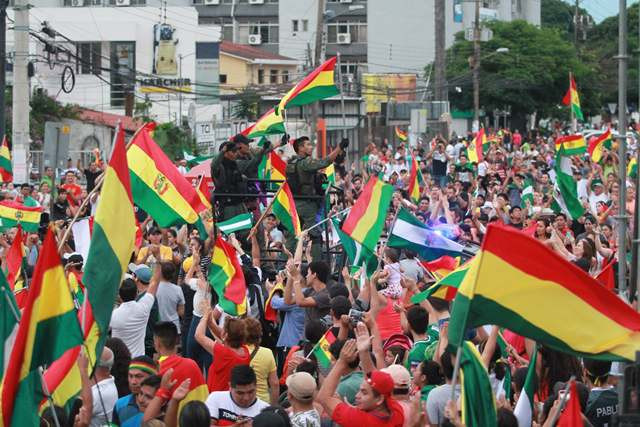 Protes Bolivia. (Foto: AFP).