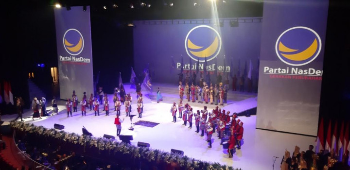 Mega Hadir di HUT Ke-8 NasDem