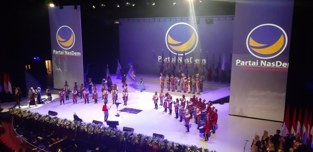 HUT ke-8 Partai NasDem. Foto: Medcom.id/Cindy