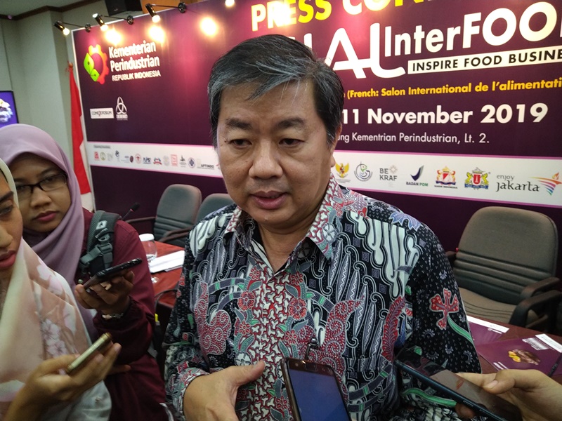  Ketua Gabungan Pengusaha Makanan dan Minuman Seluruh Indonesia (Gapmmi) Adhi Lukman. Foto : Medcom/Ilham W. 