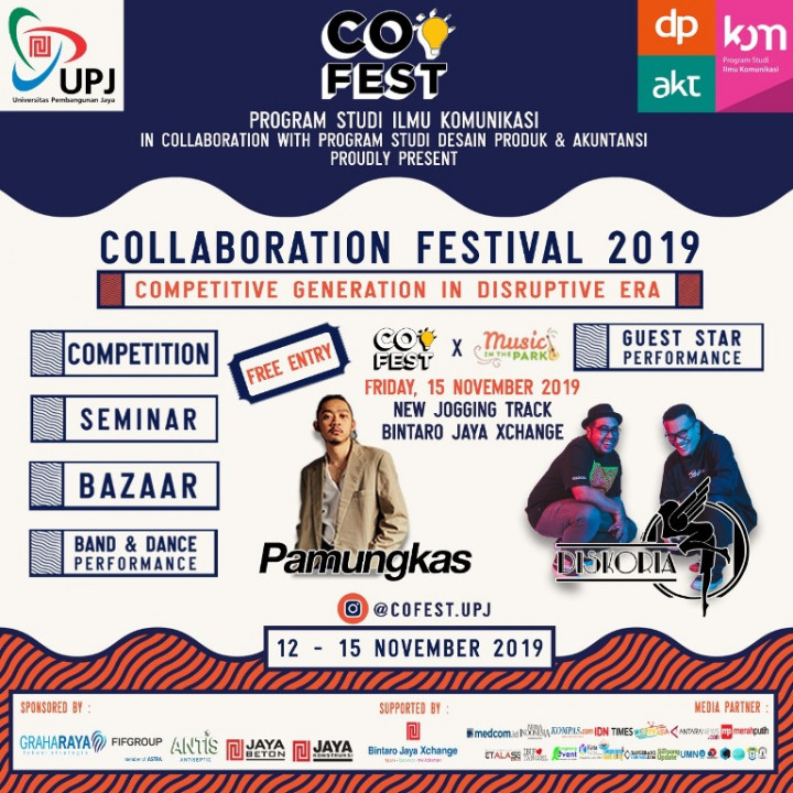 Jawab Tantangan Era Disrupsi, UPJ Gelar Co-Fest 2019