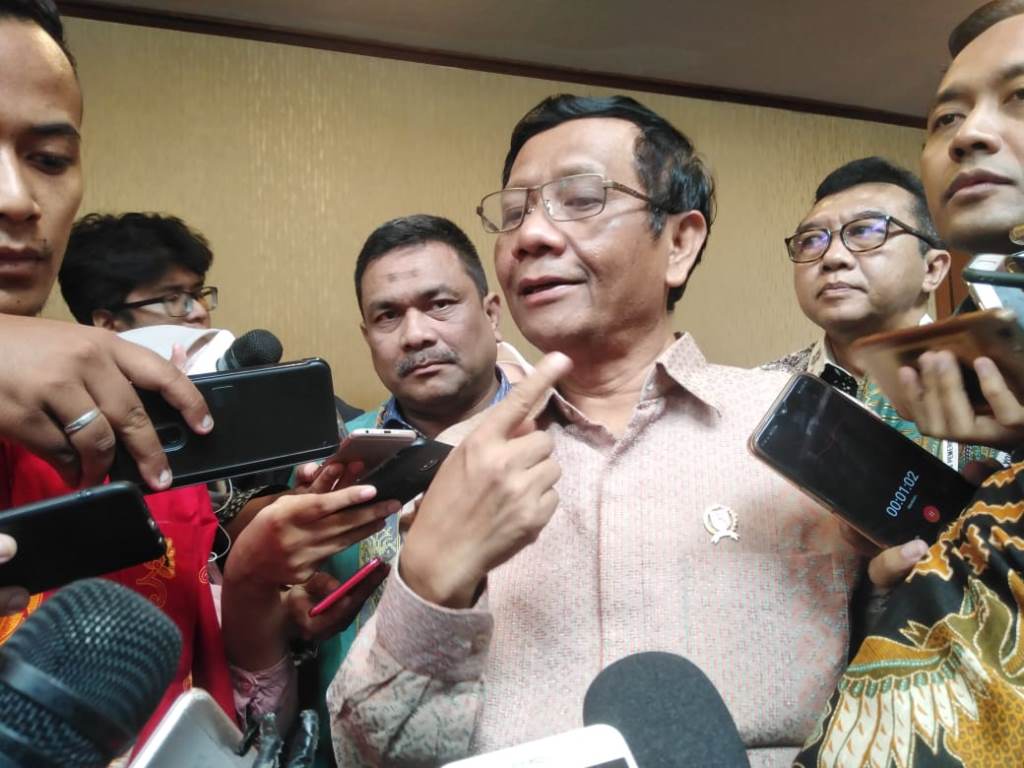 Menteri Koordinator bidang Politik, Hukum, dan Keamanan (Menko Polhukam) Mahfud MD. (Foto: Medcom.id/Rizky Dewantara)