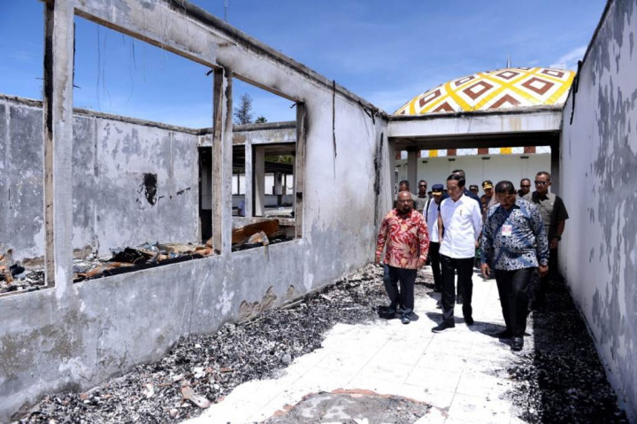 Rekonstruksi Pasar Wouma di Wamena Tuntas