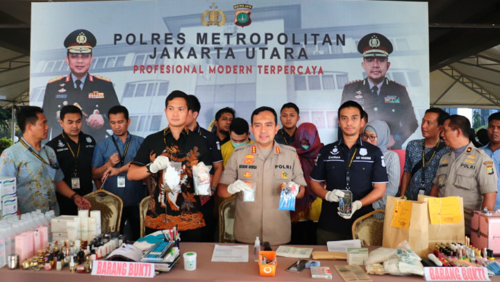 Polisi Bongkar Klinik Ilegal Berkedok Salon Kecantikan