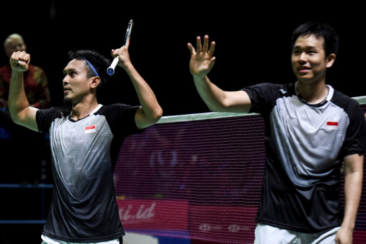 Takluk dari Pasangan Korsel, Ahsan/Hendra Gagal Juara Hong Kong Open