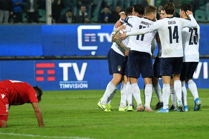 Timnas Italia Catat Rekor 11 Kemenangan Beruntun