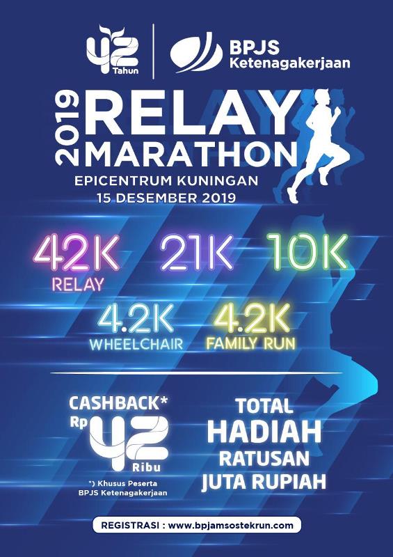 BP Jamsostek Gelar Relay Marathon 2019