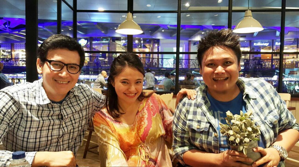 Marshanda saat bereuni dengan Cecep Reza dan Marcellino Lefrandt (Foto: instagram marshand)