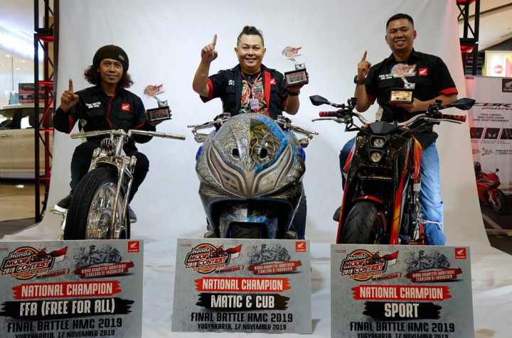 Tiga Jawara Modif ini Tersaring dari 2.350 Motor di HMC 2019