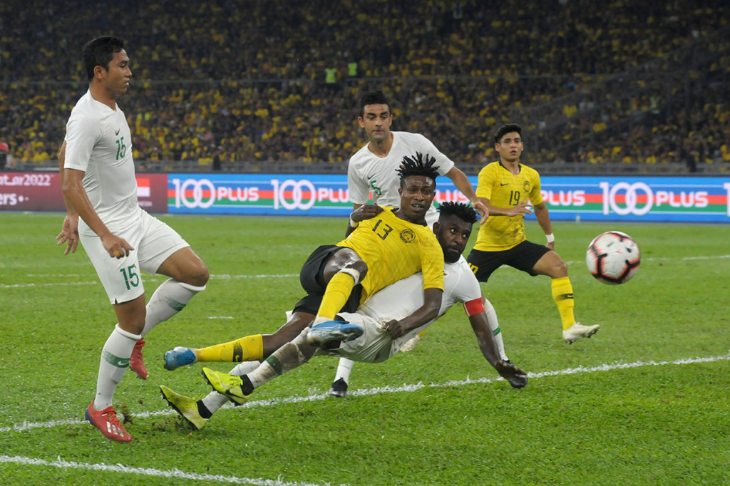 Timnas Indonesia Menyerah 0-2 dari Malaysia di Bukit Jalil