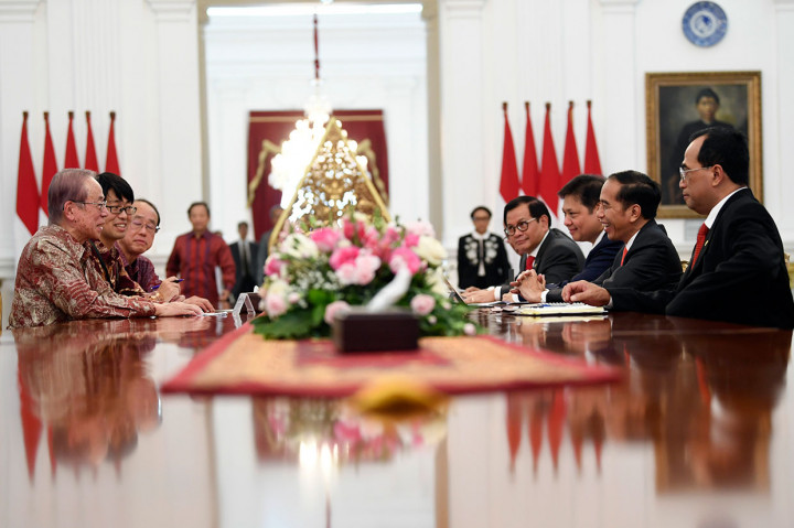 Jokowi Terima Delegasi Pengusaha Jepang