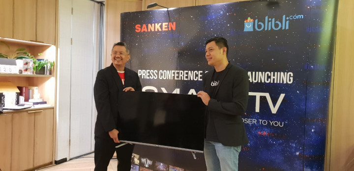 Sanken Gandeng Blibli Pasarkan Smart TV