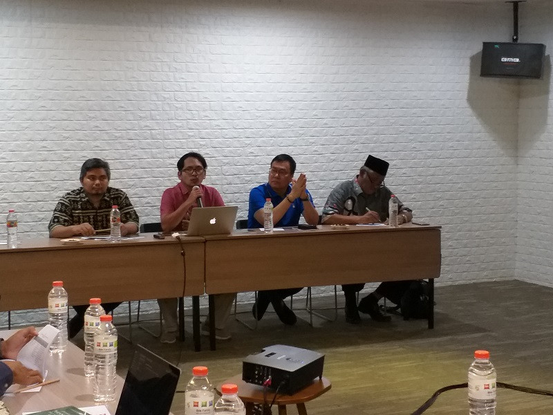 Pemaparan Setara Institute mengenai 10 provinsi dengan peristiwa pelanggaran kebebasan beragama atau berkeyakinan. - Foto: Medcom.id/Fachri Audhia Hafiez