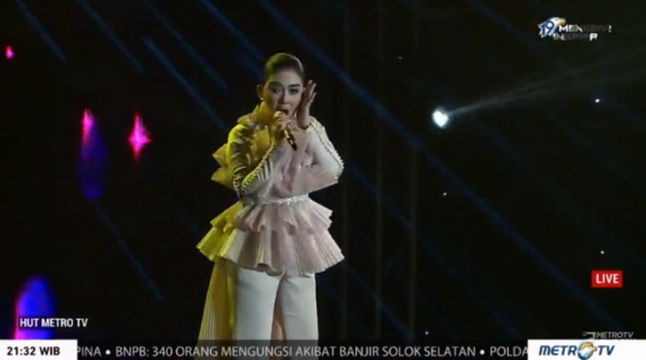 Syahrini, Via Vallen hingga Kahitna Meriahkan HUT ke-19 Metro TV