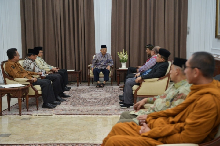 Maruf Amin Ajak Para Pemimpin Agama Jaga Persatuan Bangsa