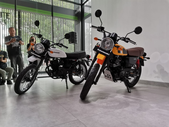 Kawasaki W175 TR dengan Sentuhan Scrambler
