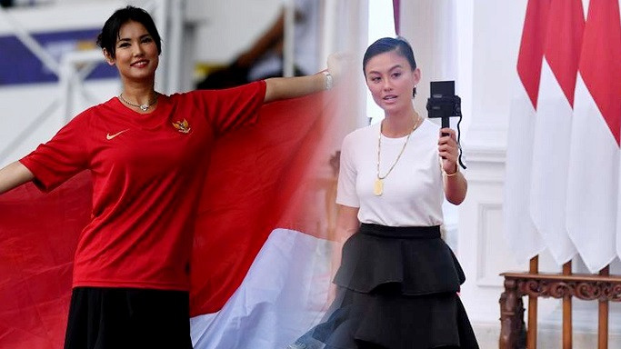 Ilustrasi: Miyabi dan Agnez Mo. Diolah dari foto Antara/Sigid Kurniawan dan Biro Pers Media Kepresidenan.