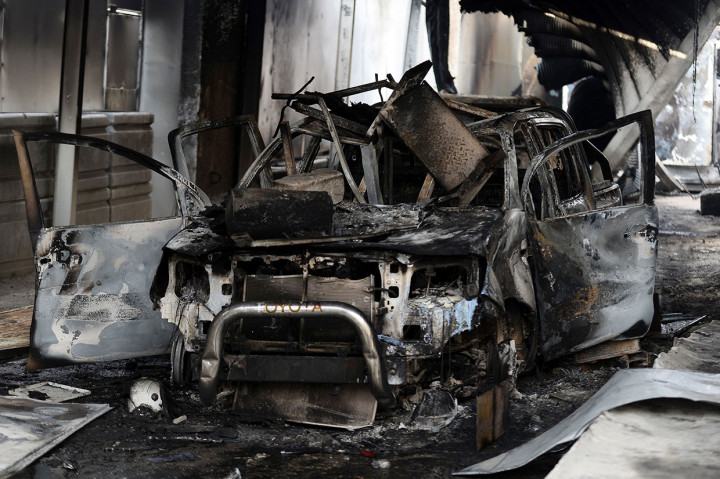 Kondisi Konsulat Iran di Najaf Usai Dibakar Demonstran