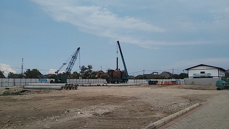 Ilustrasi pembangunan Apartemen Safira City Sidoarjo, Jawa Timur, Jumat, 30 November 2019. Medcom.id/ Syaikhul Hadi