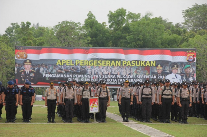 Polresta Tangerang Halau Perecok Pilkades