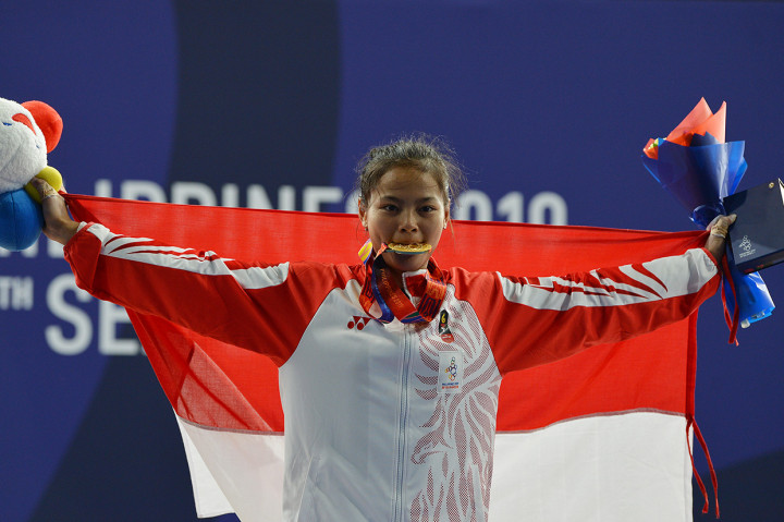 Windy Aisah Sumbang Emas dari Angkat Besi