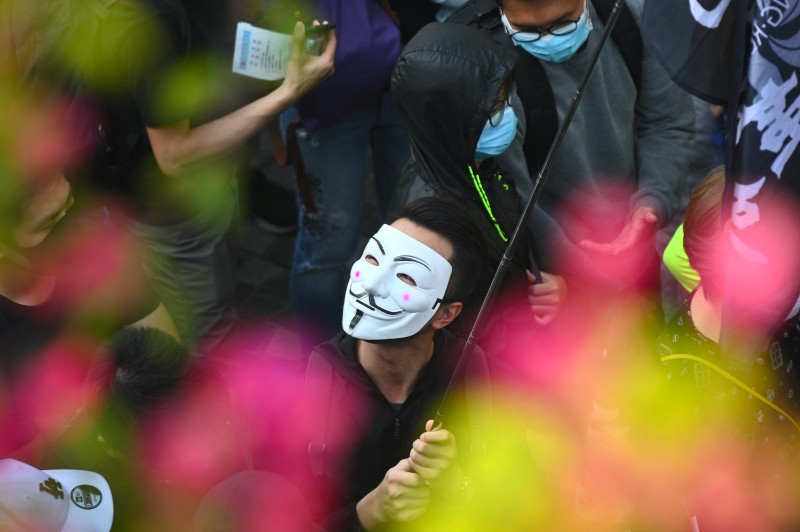Protes pro-demokrasi masih terus berlangsung di Hong Kong. Foto: AFP