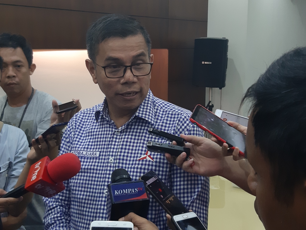 Sekjen Partai Demokrat Hinca Panjaitan. Foto: Medcom.id/Whisnu Mardiansyah