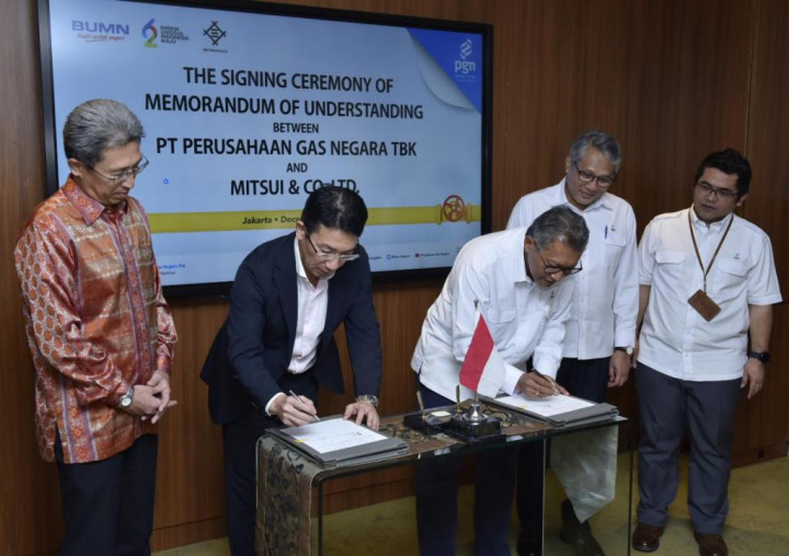 PGN Gandeng Mitsui Kembangkan Bisnis dan Infrastruktur Gas Bumi