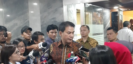 Kordinator bidang ekonomi Partai Golkar Aziz Syamsuddin. Foto: Whisnu Mardiansyah/Medcom.id