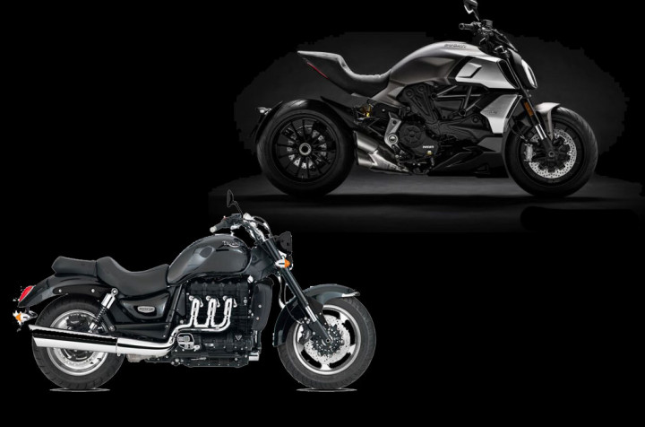 Persaingan Ducati Cruiser Diavel S dan Triumph Rocket III, Pilih Mana?