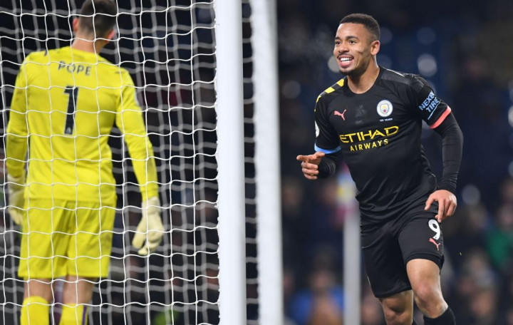 Gabriel Jesus Cetak Brace, City Permak Burnley