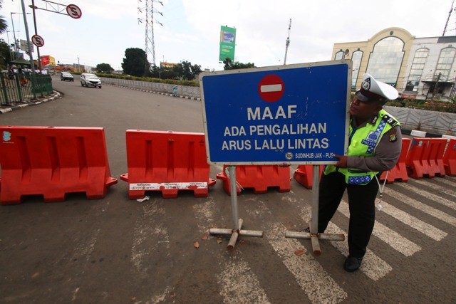 Rekayasa Lalin Pemasangan Bentang Panjang LRT