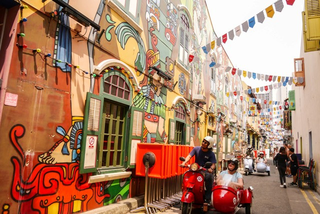 Bangunan di Haji Lane yang 'Menolak Tua'