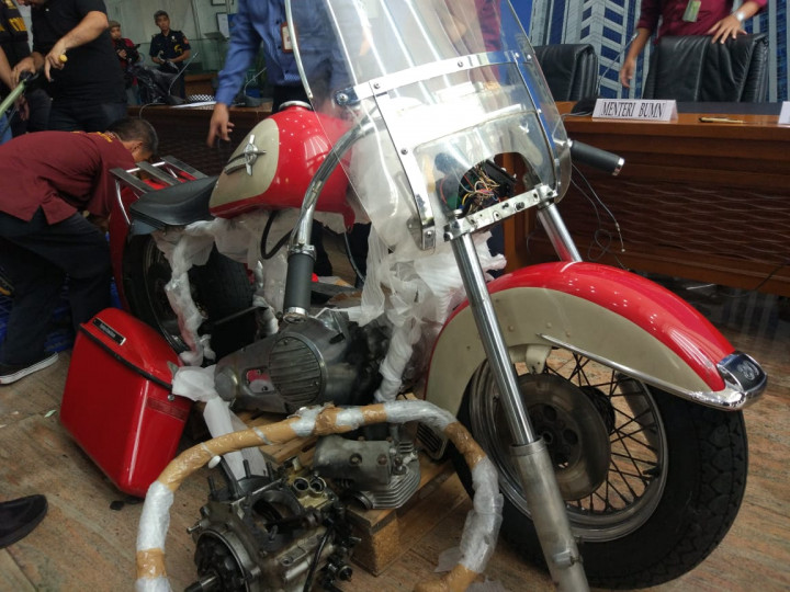 Penampakan Harley dan Brompton yang Diselundupkan di Garuda Indonesia