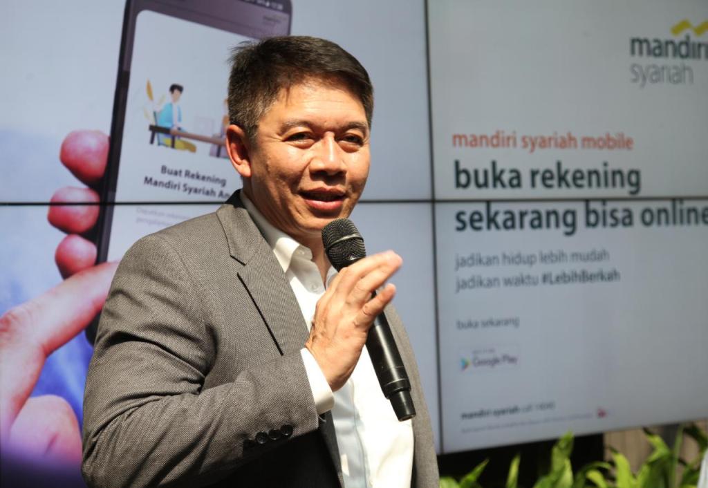 Direktur Utama Mandiri Syariah Toni EB Subari. FOTO: Medcom.id/Angga Bratadharma