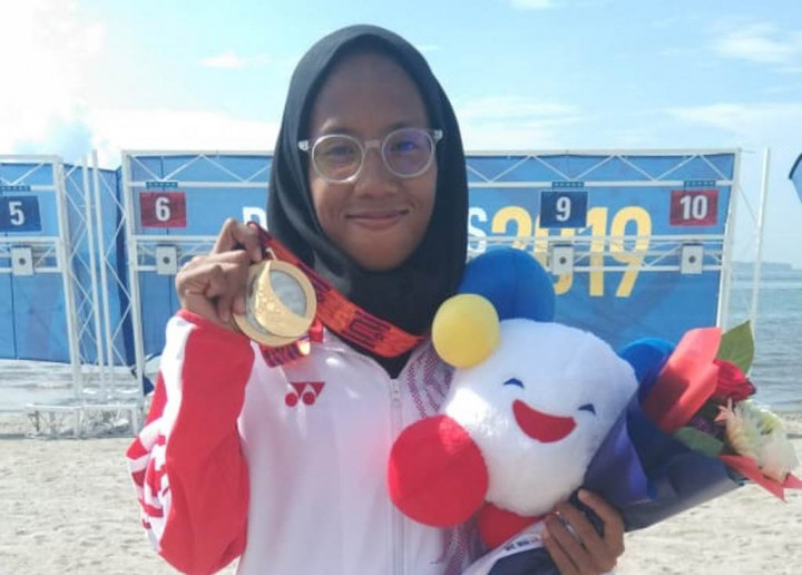 Dea Salsabila kembali Sumbang Emas dari Modern Pentathlon