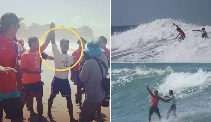 Heroik, Atlet Filipina Selamatkan Nyawa Peselancar Indonesia