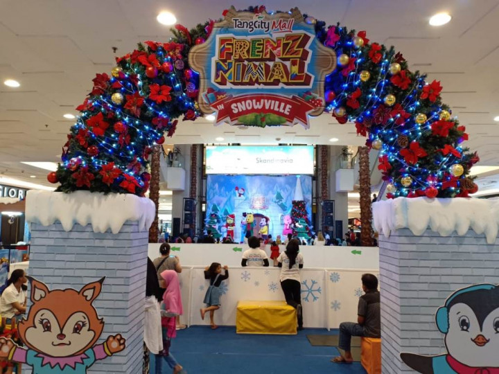 Sambut Natal dan Tahun Baru, Tangcity Mall Hadirkan Desa Salju