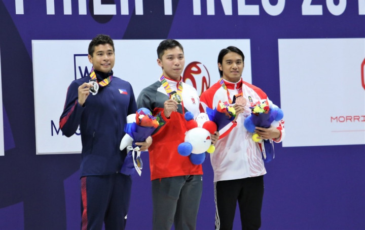 Cabor Renang Sumbang 3 Medali