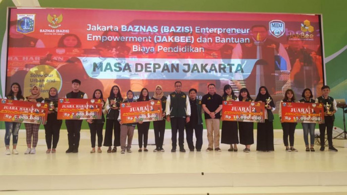 Baznas Dki Salurkan Beasiswa Rp13 5 Miliar